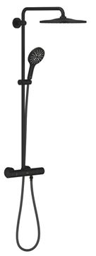 GROHE RAINSHOWER SMARTACTIVE 310 sprchový set s termostatickou batériou, horná sprcha, ručná sprcha, tyč, hadica, phantom black 22119KF0 Obrázek - fotka