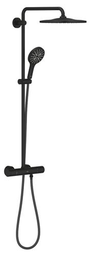 GROHE RAINSHOWER SMARTACTIVE 310 sprchový set s termostatickou batériou, horná sprcha, ručná sprcha, tyč, hadica, phantom black 22119KF0 Obrázek - fotka