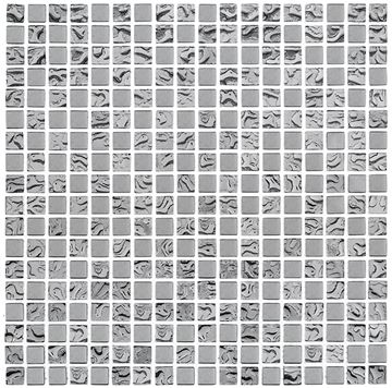 DUNIN GLASS MIX mozaika 30x30(1,5x1,5)cm, lesk, silver mix