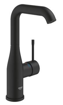 GROHE ESSENCE NEW umývadlová stojanková batéria, Water Saving, phantom black 24177KF1 Obrázek - fotka