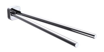 CONCEPT 100 držiak uterákov 409 mm, dvojramenný, otočný, chróm