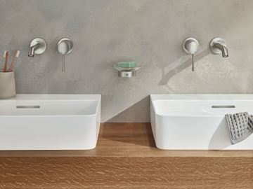 GROHE ESSENCE NEW umývadlová podomietková batéria, phantom black 29192KF1 Obrázek - fotka