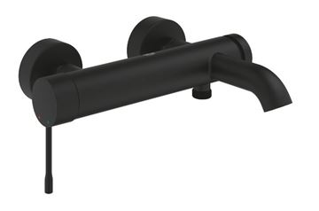 GROHE ESSENCE NEW vaňová nástenná batéria, s prepínačom, phantom black