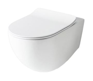 ARTCERAM FILE 2.0 závesné WC, Rimless splachovanie, matná biela