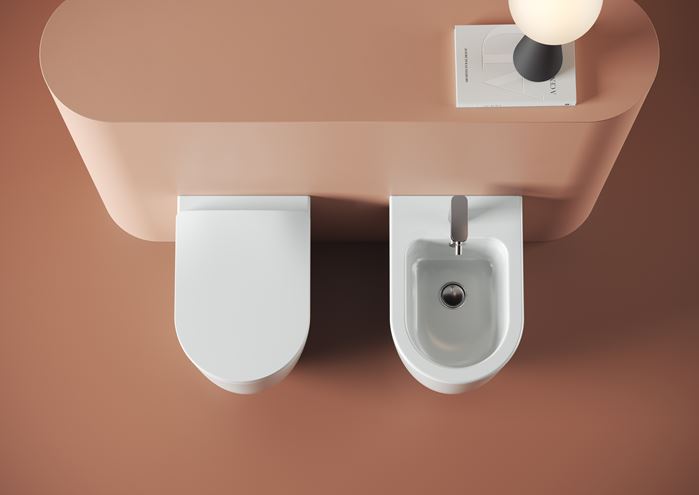 ARTCERAM MONET závesné WC, Rimless splachovanie MNV001 01,00 Obrázek - fotka