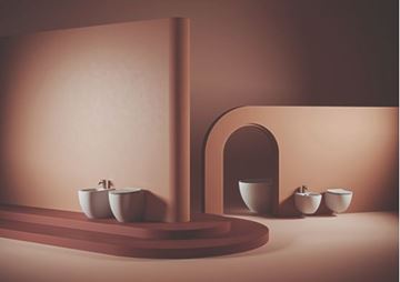 ARTCERAM FILE 2.0 závesné WC, Rimless splachovanie, matná biela FLV004 05,30 Obrázek - fotka