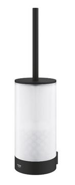 GROHE SELECTION WC kefa nástenná, sklo/phantom black