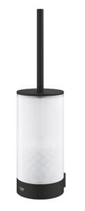 GROHE SELECTION WC kefa nástenná, sklo/phantom black