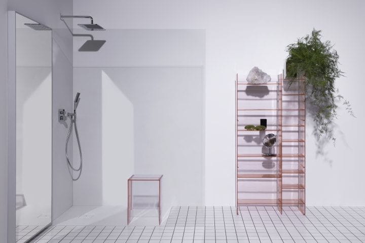 KARTELL BY LAUFEN stolička do sprchy, kryštál transparentný H3893300840001 Obrázek - fotka