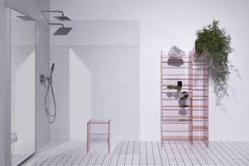 KARTELL BY LAUFEN stolička do sprchy, kryštál transparentný H3893300840001 Obrázek - fotka