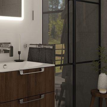 NIMCO KIBO držiak uterákov 375 mm, dvojramenný, otočný, chróm KI 14096-26 Obrázek - fotka