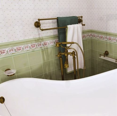 BEMETA RETRO mydlovnička, nástenná, sklo, bronz 144108027 Obrázek - fotka