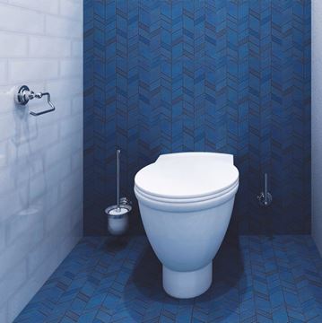 BEMETA RETRO WC kefa, nástenná, chróm 144313012 Obrázek - fotka