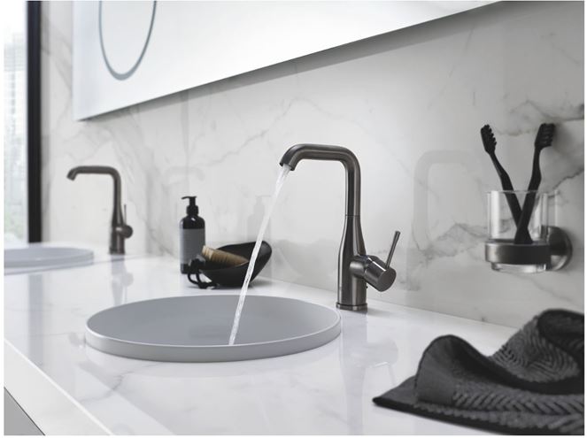GROHE ESSENTIALS univerzálny držiak, nástenný, kartáčovaný hard graphite 40369AL1 Obrázek - fotka