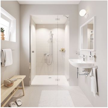 GROHE ESSENTIALS dávkovač tekutého mydla 160 ml, bez držiaka, sklo, chróm 40394001 Obrázek - fotka