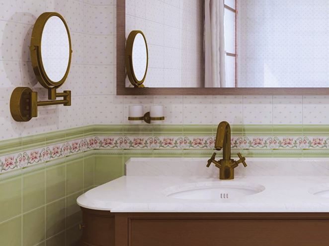 BEMETA RETRO nástenné poháriky, sklo, bronz 144110027 Obrázek - fotka