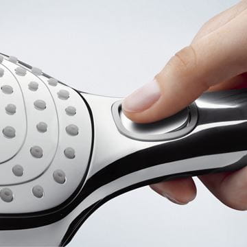 HANSGROHE RAINDANCE SELECT E sprchový set 120 3JET so sprchovou tyčou a mydelničkou, EcoSmart, biela/chróm 26622400 Obrázek - fotka