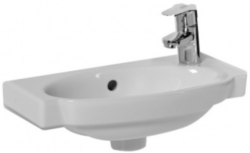 JIKA TIGO umývadielko 45 cm, s otvorom pre batériu vpravo, s prepadom H8152120001061 Obrázek - Hlavní obrázek