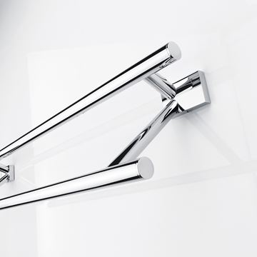 NIMCO KEIRA držiak uterákov 505 mm, dvojramenný, chróm KE 22046D-26 Obrázek - fotka