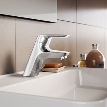 IDEAL STANDARD CERAMIX BLUE umývadlová stojanková batéria, s odtokovou súpravou, chróm A5658AA Obrázek - fotka