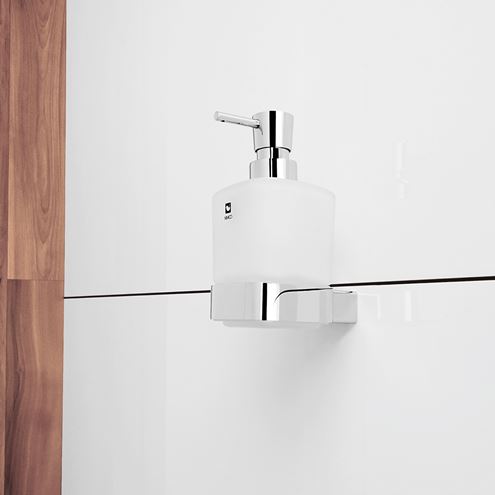 NIMCO KIBO dávkovač tekutého mydla 300 ml, nástenný, sklo, chróm KI 14031C-T-26 Obrázek - fotka