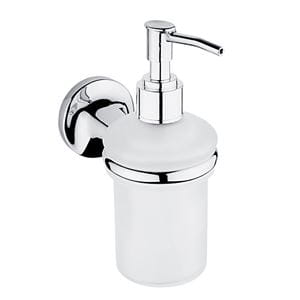 NIMCO MONOLIT dávkovač tekutého mydla 200 ml, nástenný, sklo, chróm
