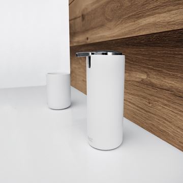 NIMCO OMI dávkovač tekutého mydla 175 ml, polyresín, chróm/biela OM 16031-05 Obrázek - fotka