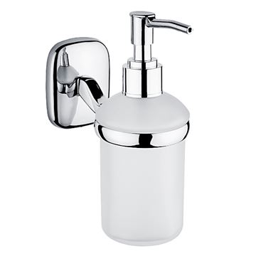 NIMCO SIMONA dávkovač tekutého mydla 200 ml, nástenný, sklo, chróm