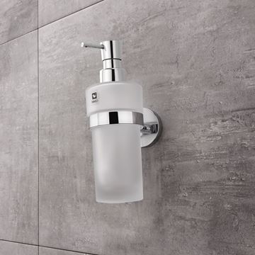 NIMCO UNIX dávkovač tekutého mydla 250 ml, nástenný, sklo, chróm UN 13031W-T-26 Obrázek - fotka