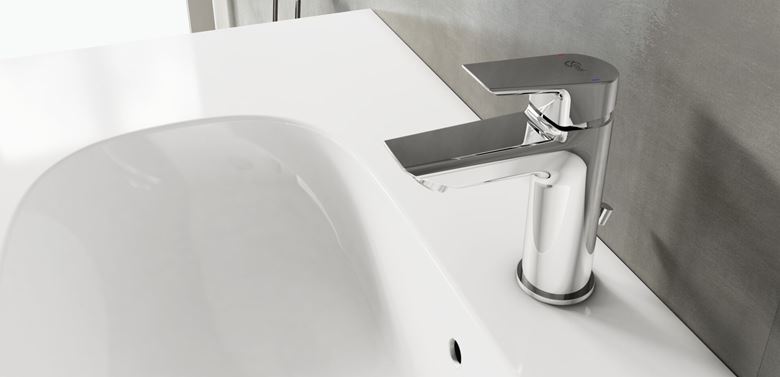 IDEAL STANDARD TESI umývadlová stojanková batéria, s odtokovou súpravou, chróm A6557AA Obrázek - fotka