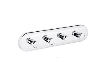 NIMCO držiak uterákov so štyrmi háčikmi 210 mm, chróm