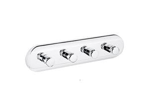 NIMCO držiak uterákov so štyrmi háčikmi 210 mm, chróm
