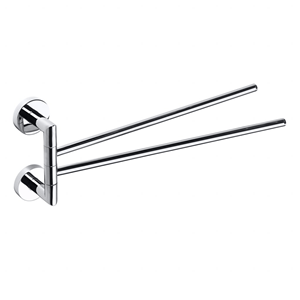 BEMETA OMEGA držiak uterákov 450 mm, dvojramenný, otočný, chróm