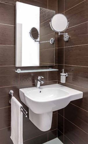 BEMETA OMEGA držiak uterákov 450 mm, dvojramenný, otočný, chróm 104204102 Obrázek - fotka