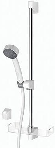 ORAS APOLLO sprchový set 650mm, s ručnou sprchou, držiakom a hadicou, biela