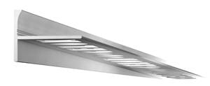 CELOX NP profil 10mm/1,5m, spádový, pravý, kartáčovaná nerez