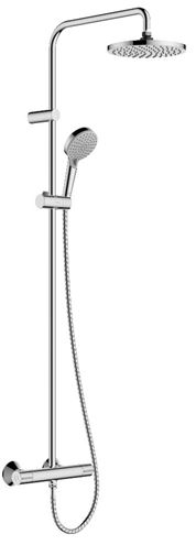 HANSGROHE VERNIS BLEND SHOWERPIPE 200 sprchový set s termostatickou batériou, horná sprcha, ručná sprcha s 2 prúdmi, tyč, hadica, chróm 26276000 Obrázek - Hlavní obrázek