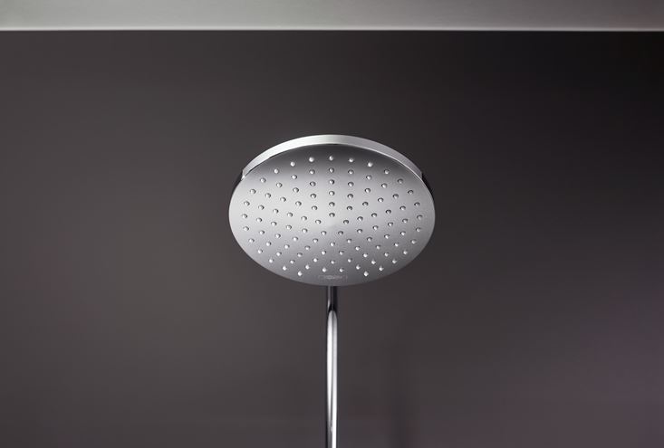 HANSGROHE VERNIS BLEND SHOWERPIPE 200 sprchový set s termostatickou batériou, horná sprcha, ručná sprcha s 2 prúdmi, tyč, hadica, chróm 26276000 Obrázek - fotka