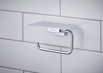 HANSGROHE ADDSTORIS držiak na toaletný papier s poličkou, nástenný, chróm 41772000 Obrázek - fotka