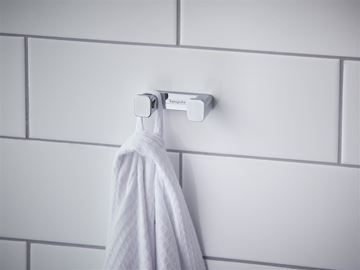 HANSGROHE ADDSTORIS dvojháčik na uteráky, chróm 41755000 Obrázek - fotka