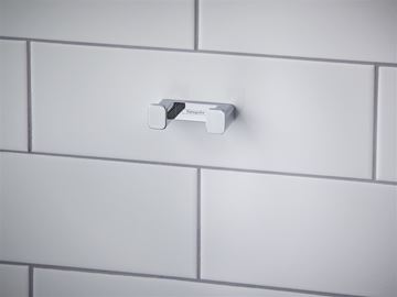 HANSGROHE ADDSTORIS dvojháčik na uteráky, chróm 41755000 Obrázek - fotka