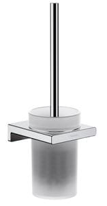 HANSGROHE ADDSTORIS WC kefa, nástenná, sklo, chróm