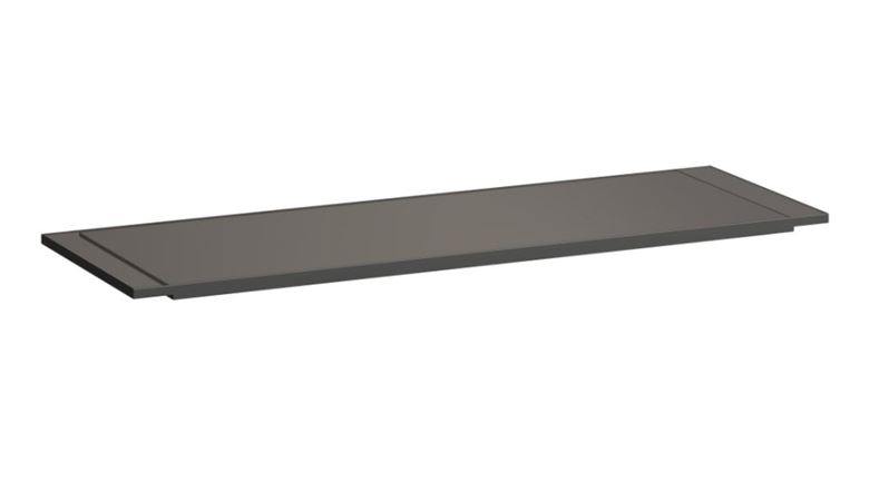 KARTELL BY LAUFEN polica 750 mm, na vaňu, smoky grey H3853320850001 Obrázek - Hlavní obrázek