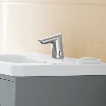 HANSA FIT umývadlová senzorová batéria s reguláciou teploty, napájanie z batérie, chróm 65412219 Obrázek - fotka