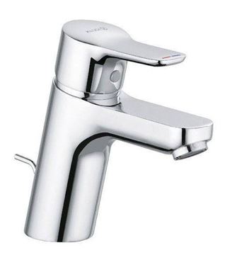 KLUDI PURE&EASY umývadlová stojanková batéria, s odtokovou súpravou, chróm