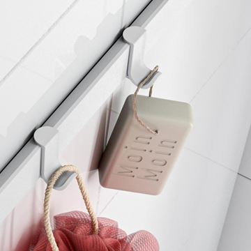 HANSGROHE WALLSTORIS háčik na uterák, na lištu, matná biela 27914700 Obrázek - fotka