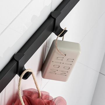 HANSGROHE WALLSTORIS háčik na uterák, na lištu, matná čierna 27914670 Obrázek - fotka