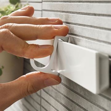 HANSGROHE WALLSTORIS háčik na uterák, na lištu, matná čierna 27929670 Obrázek - fotka