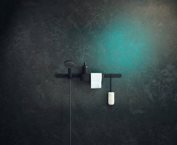 HANSGROHE WALLSTORIS háčik na uterák, na lištu, matná čierna 27929670 Obrázek - fotka