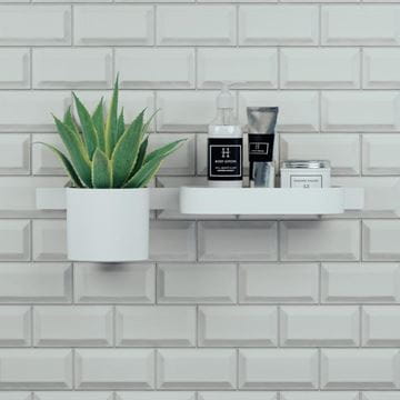 HANSGROHE WALLSTORIS nástenná lišta 500 mm, matná biela 27902700 Obrázek - fotka